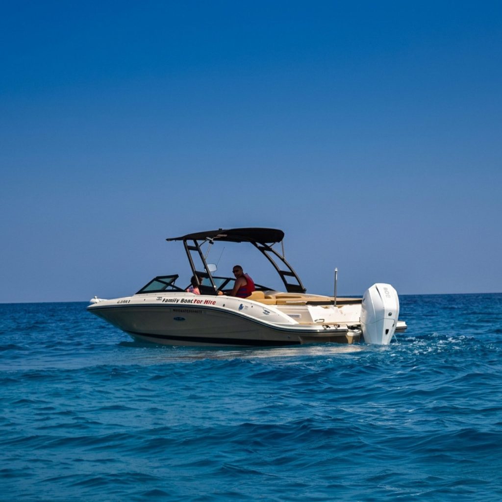 Rent the Sea Ray 21ft SPX in Protaras & Ayia Napa | 200HP VIP Boat