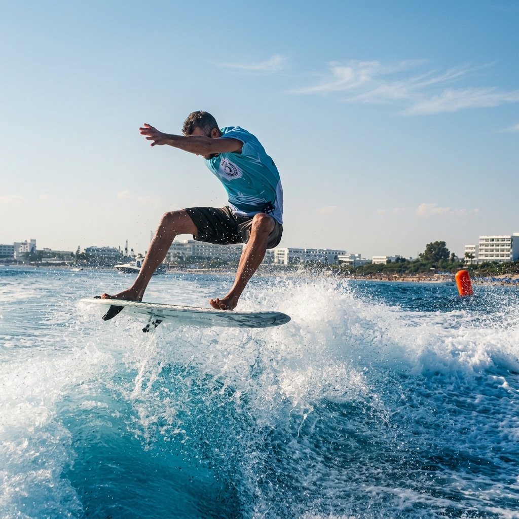 Wakesurfing Protaras & Ayia Napa: Ride the Endless Wave on our Axis Pro Boat