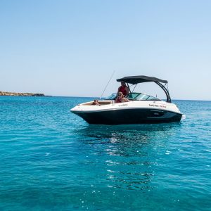 Rent the Black Sea Ray 22ft Sun Deck | 200HP VIP Protaras & Ayia Napa