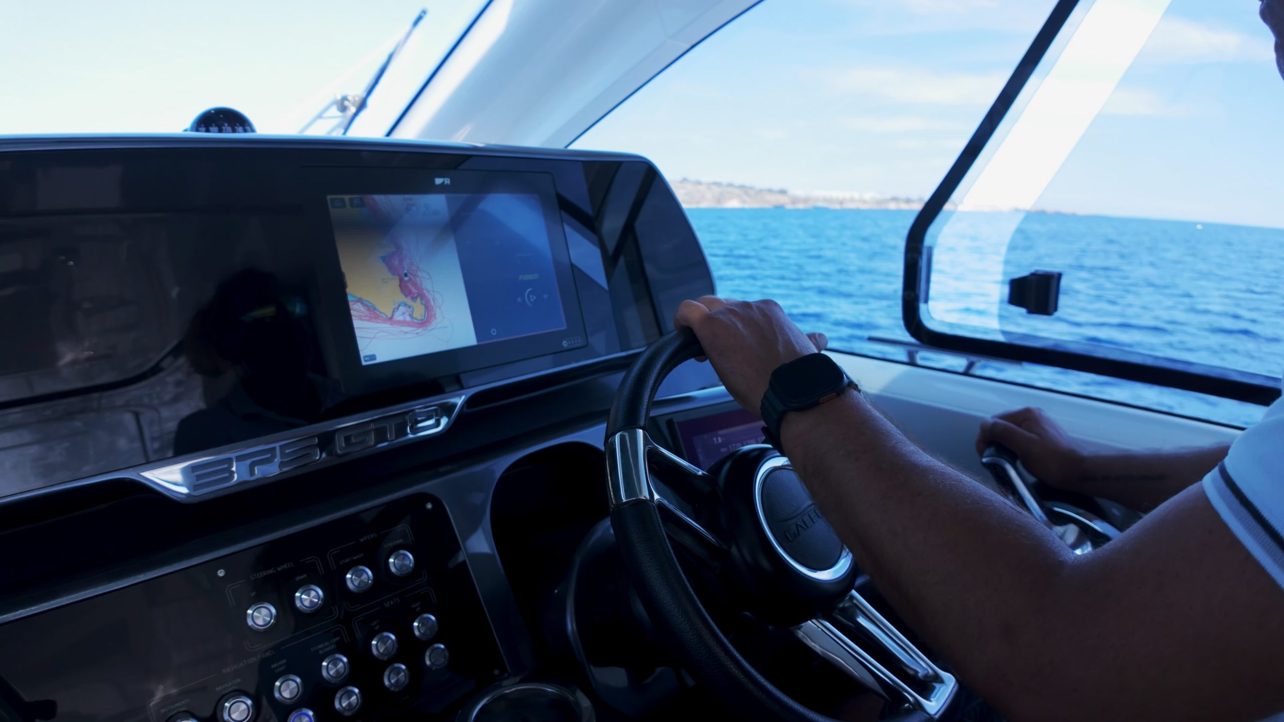 Joystick docking control at the helm