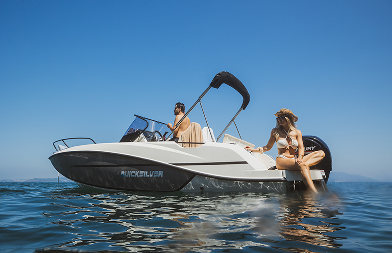 Big Quicksilver Self-Drive Boat Rental | Konnos Bay, Ayia Napa & Protaras (No License Needed)